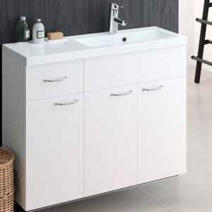 images Miniclever 900 oikea kylpyhuoneryhmä valkoinen sileä