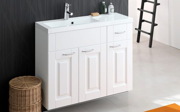 images Miniclever 900 vasen kylpyhuoneryhmä valkoinen kehysovi