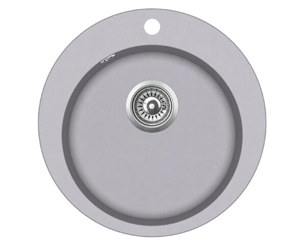 Teno pyöreä 505 harmaa komposiittiallas