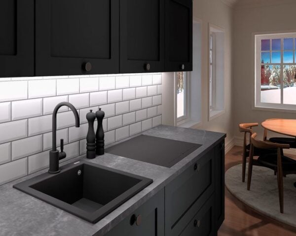 Puula 50 komposiittiallas, musta