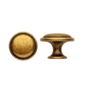 Retronuppi 30mm, antiikkimessinki