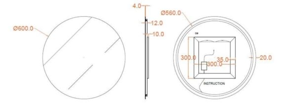 Valopeili Riflesso 600mm