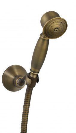 images Harma Classic 7886B Käsisuihku, suihkuletku ja seinäkiinnike, pronssi