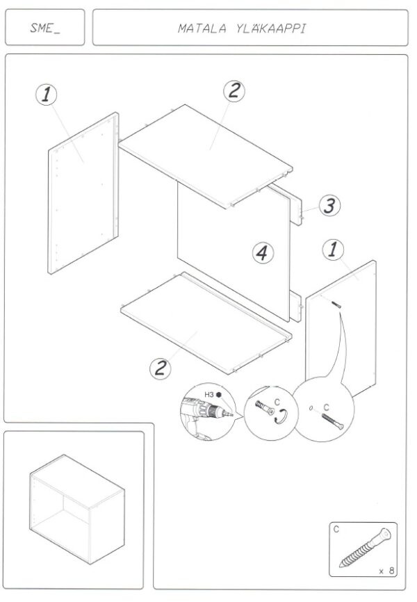images Matala yläkaappi 450