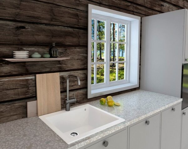 Saimaa 60+ komposiittiallas, valkoinen