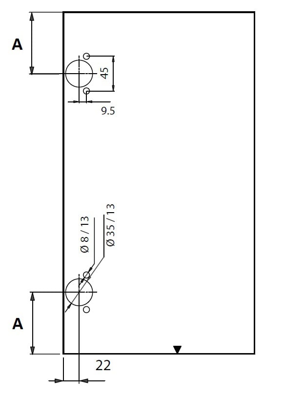 Blum Clip-Top 155 Blumotion erikoissarana