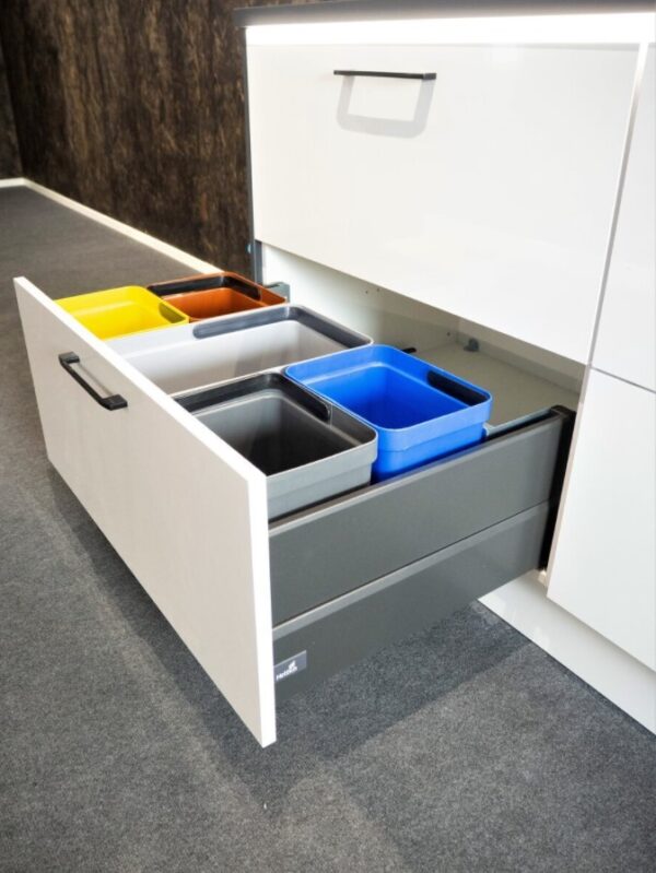 Seth jätesankovaunu, 4 kokoa