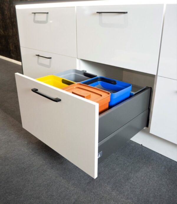 Seth jätesankovaunu, 4 kokoa