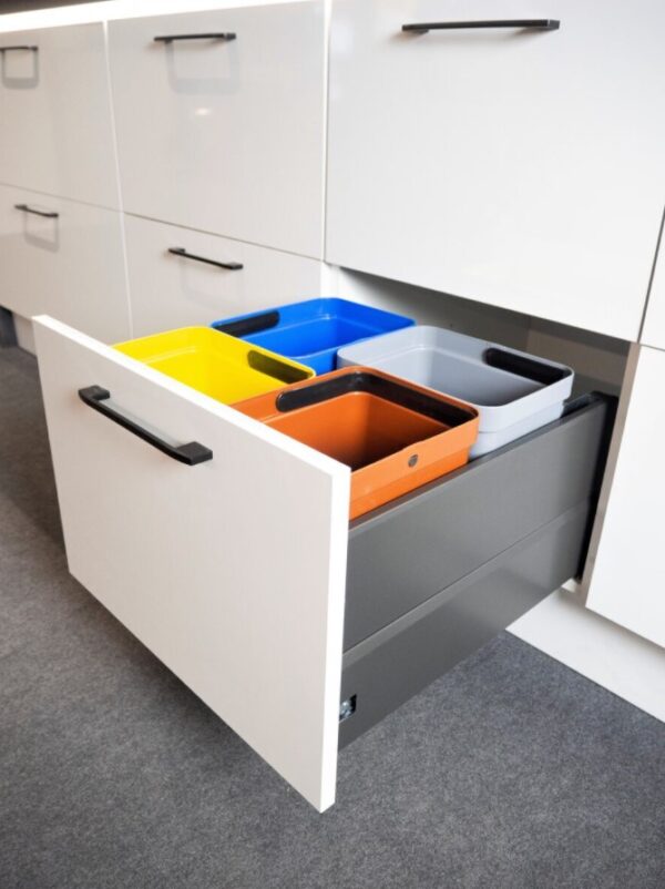 Seth jätesankovaunu, 4 kokoa