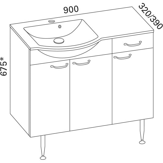 images Susa 900 vasen kylpyhuoneryhmä valkoinen sileä