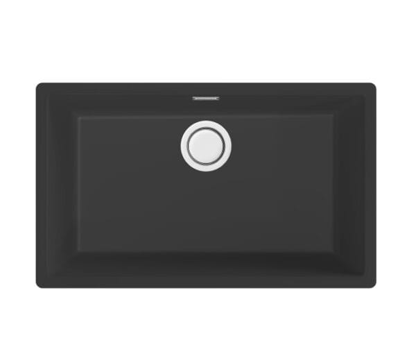 Vaala 80 komposiittiallas, musta