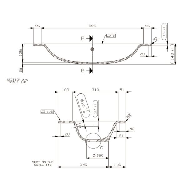 Vegas allas 461x805 mm