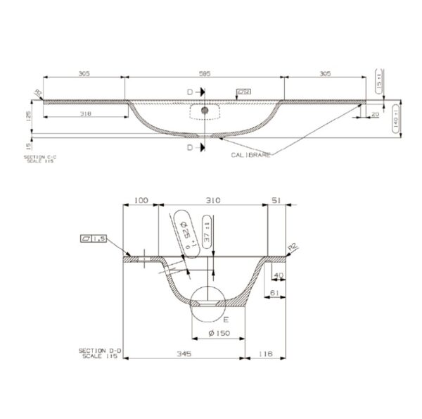 Vegas allas 461x1205 mm
