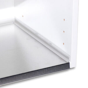 Yläkaapinpohjan alumiininen suojalevy