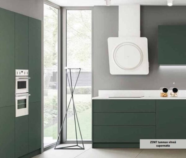 Zenit Supermatta Tumman vihreä kalusteovi