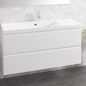 Aalto 1200 kylpyhuoneryhmä valkoinen vetimetön