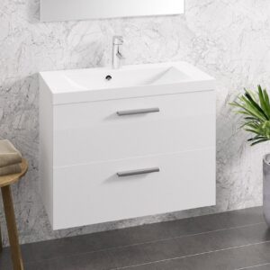 Aalto 800 kylpyhuoneryhmä kiiltävä valkoinen