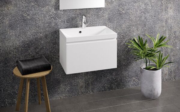 Aava 600 kylpyhuoneryhmä valkoinen vetimetön