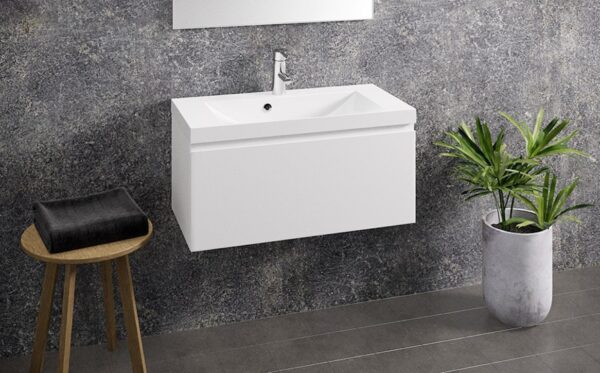 Aava 800 kylpyhuoneryhmä Valkoinen vetimetön