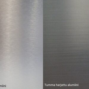 images Harjattu alumiini / tumma harj. alum välitilalevy