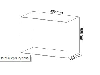 LEIJU-LOKERIKKO valkoinen M