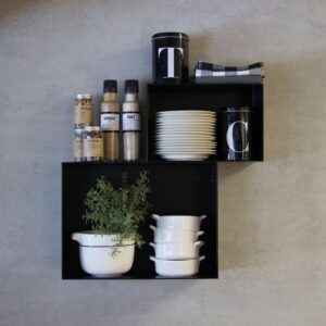 LEIJU-LOKERIKKO musta M