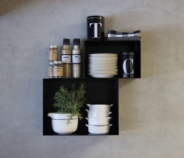 LEIJU-LOKERIKKO musta M