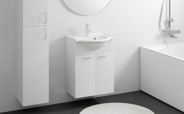 Marilyn 500 kylpyhuoneryhmä valkoinen sileä