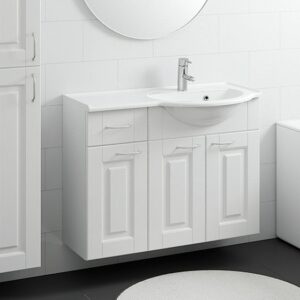 images Marilyn 900 oikea kylpyhuoneryhmä valkoinen kehysovi