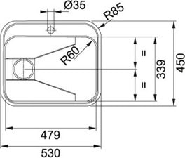 Franke PANDA 480C allas