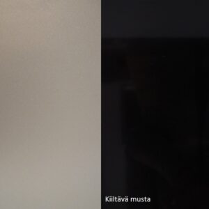 Samppanja / kiiltävä musta välitilalevy