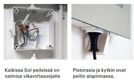 SOL LED 120x70 valopeili