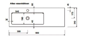 images TALIA 90 OVI3 vasen allaskaapisto