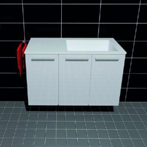 images TANGO 90 oikea 3-ovinen allaskaapisto