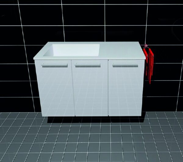 TANGO 90 vasen 3-ovinen allaskaapisto