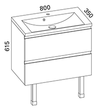 images Aalto 800 kylpyhuoneryhmä kiiltävä valkoinen