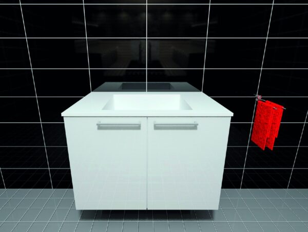 TRISTAN 80 2-ovinen allaskaapisto