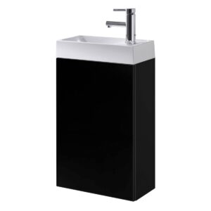 YOUNG 40 allas + allaskaappi musta