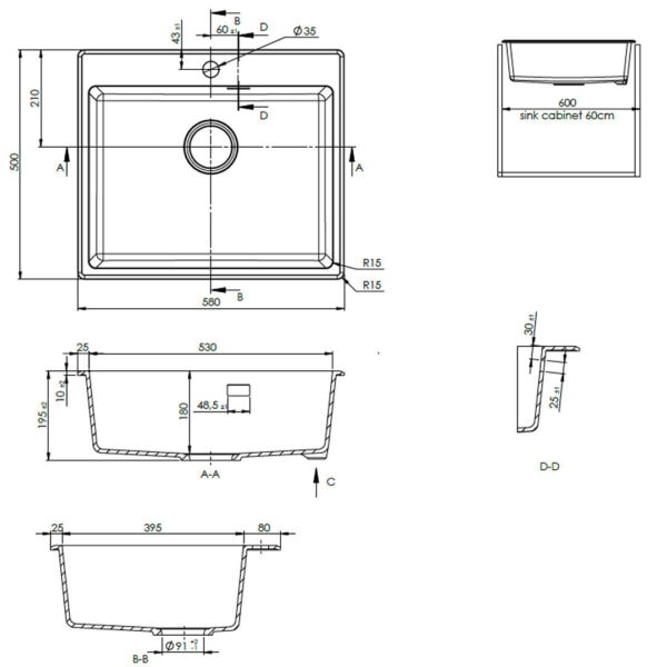 Olfato Granite 600 allas